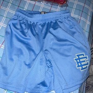 Blue Mesh Men's Shorts